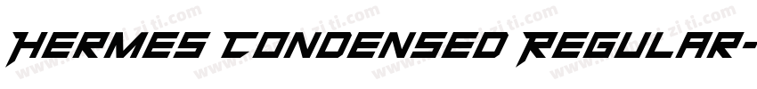 Hermes Condensed Regular字体转换